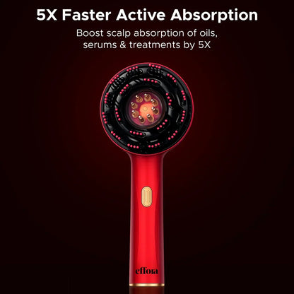 Premium Head Scalp Electric Massager Comb | Scalp Massaging Brush with 3 In 1 Hair Oil Applicator | IPX7 Waterproof,Portable Deep Massager For Hair & Head Relaxation at Home |