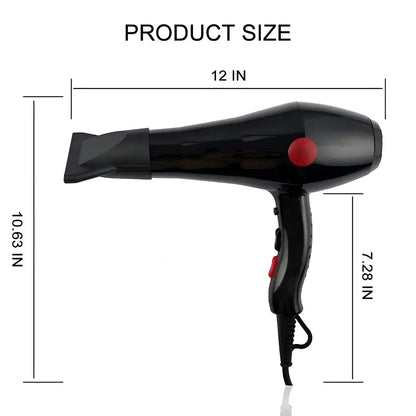 Hot and Cold Hair Dryer With Temperature Setting